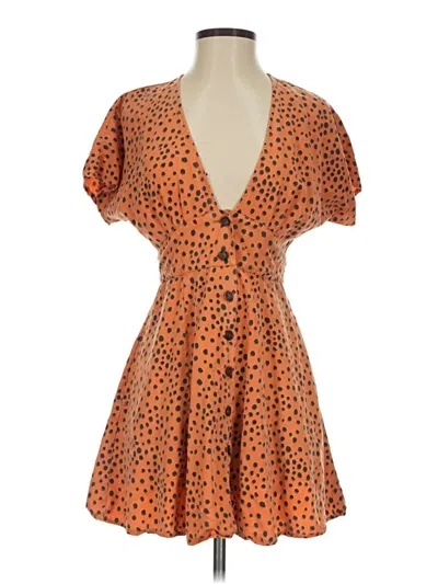 Pre-owned Marine Layer Cocktail Dress In Orange