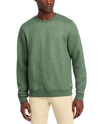 Marine Layer Corbet Crewneck Sweater In Olive