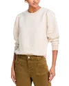 Marine Layer Corbet Quilted Sweatshirt In Oat Heather