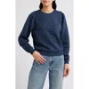 Marine Layer Corbet Quilted Sweatshirt In Oat Heather