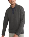 Marine Layer Corbet Reversible Quilted Pullover In Blue