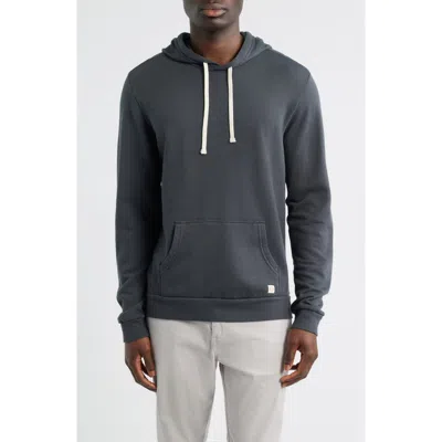 Marine Layer Cotton Blend French Terry Pullover Hoodie In Gray