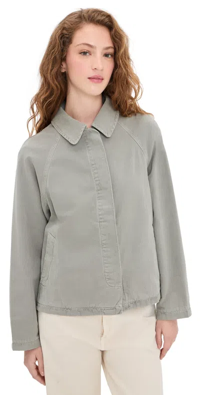 Marine Layer Crop Trench Coat Shadow