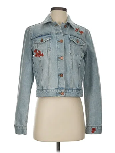 Pre-owned Marine Layer Denim Jacket In Blue