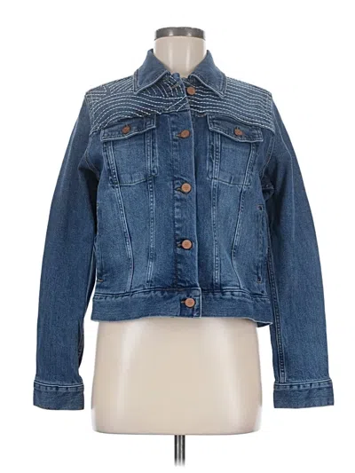 Pre-owned Marine Layer Denim Jacket In Blue