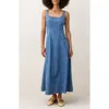 Marine Layer Denim Midi Dress In Blue