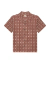 Marine Layer Dobby Resort Camp Shirt