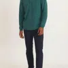 MARINE LAYER DOUBLE KNIT LS HENLEY
