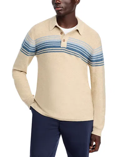 Marine Layer Elias Polo Sweater In Driftwood
