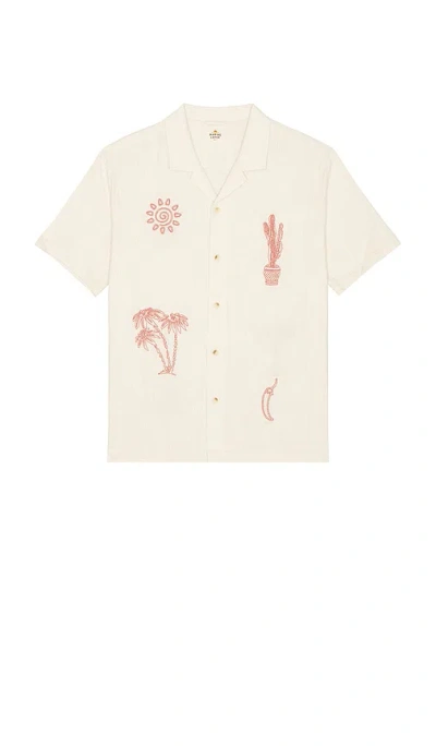 MARINE LAYER EMBROIDERED RESORT SHIRT