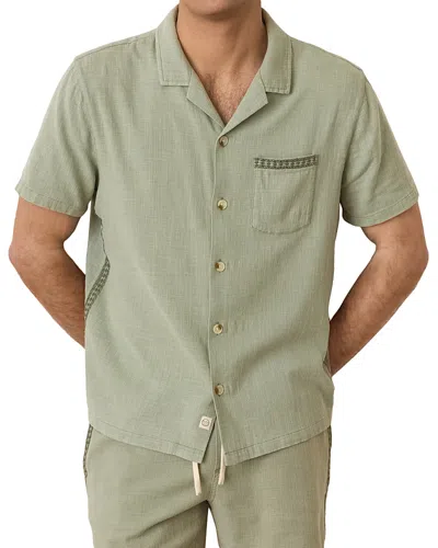 MARINE LAYER EMBROIDERED RESORT SHIRT