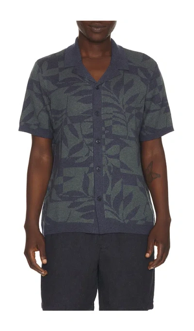 MARINE LAYER ETHAN SWEATER BUTTON DOWN SHIRT