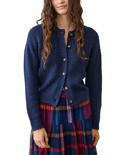 MARINE LAYER EVERLY CABLE KNIT CARDIGAN