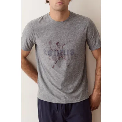 Marine Layer Everyday Sport Graphic T-shirt In Gray