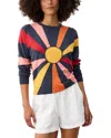Marine Layer Exploded Sun Icon Sweater In Blue