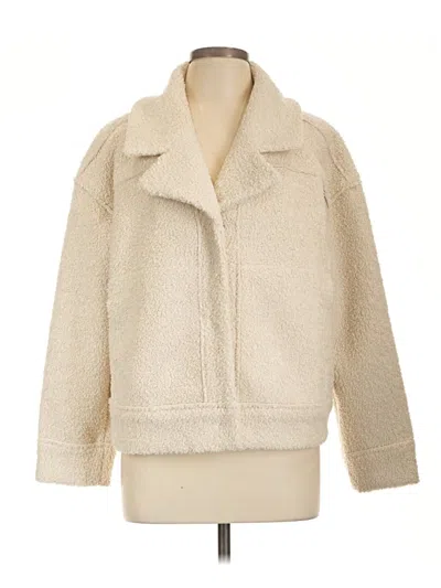 Marine Layer Faux Fur Jacket In Ivory