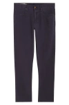 Marine Layer Flex Slim Straight Leg Stretch Twill Pants In Black