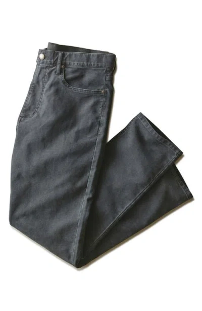 Marine Layer Flex Terry Slim Straight 5-pocket Pants In Multi