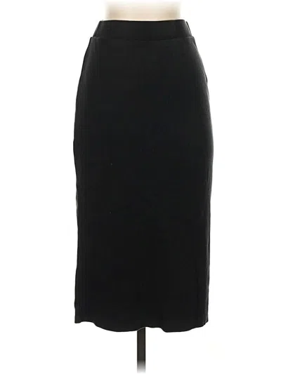 Pre-owned Marine Layer Formal Skirt In Black