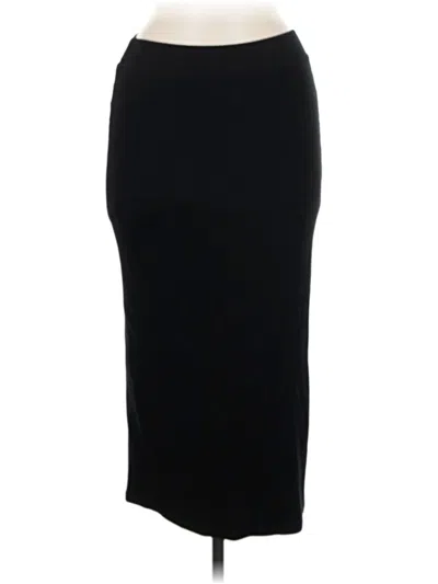 Pre-owned Marine Layer Formal Skirt In Black