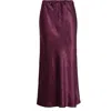 Marine Layer Gabriella Crinkle Slip Skirt In Purple
