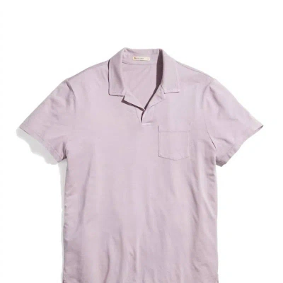 Marine Layer Garment Dye Resort Polo In Pink