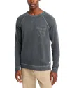 Marine Layer Heavy Slub Raglan Sleeve Sweatshirt In Forged Iron