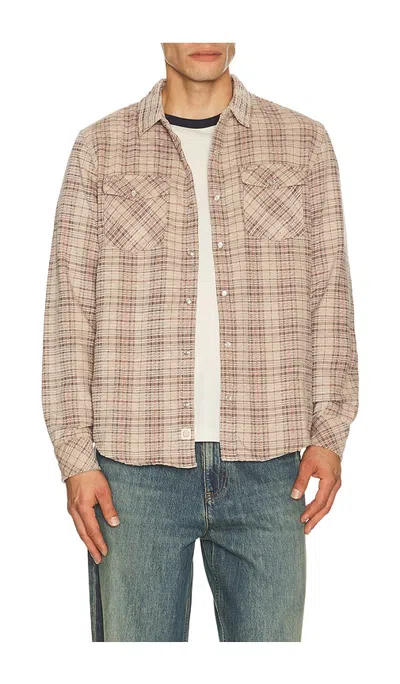 Marine Layer Heavyweight Corduroy Shirt In Neutral