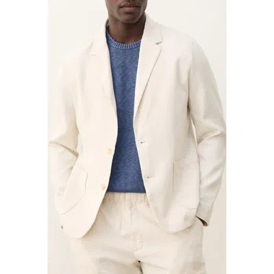 Marine Layer Hemp Blend Blazer In White