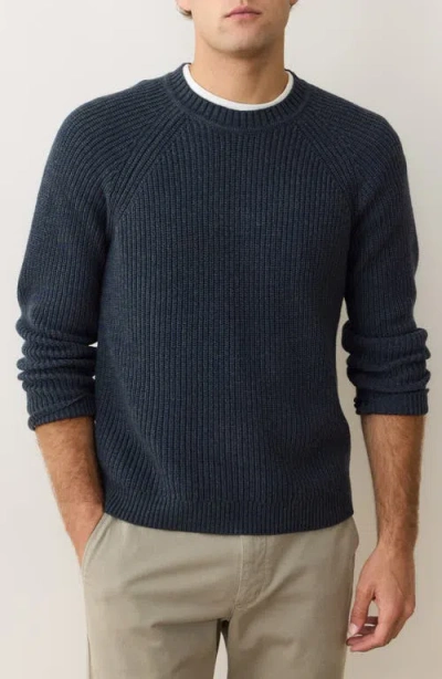 Marine Layer Inverness Rib Crewneck Sweater In Multi