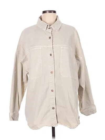 Pre-owned Marine Layer Jacket In Tan