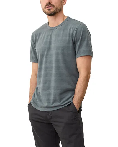 Marine Layer Jacquard Crewneck Tee In Gray
