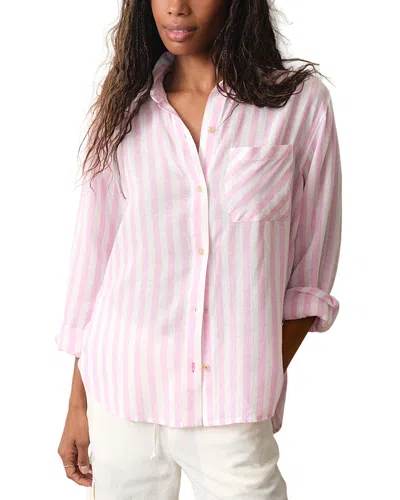 Marine Layer Jane Relaxed Shirt In Pink