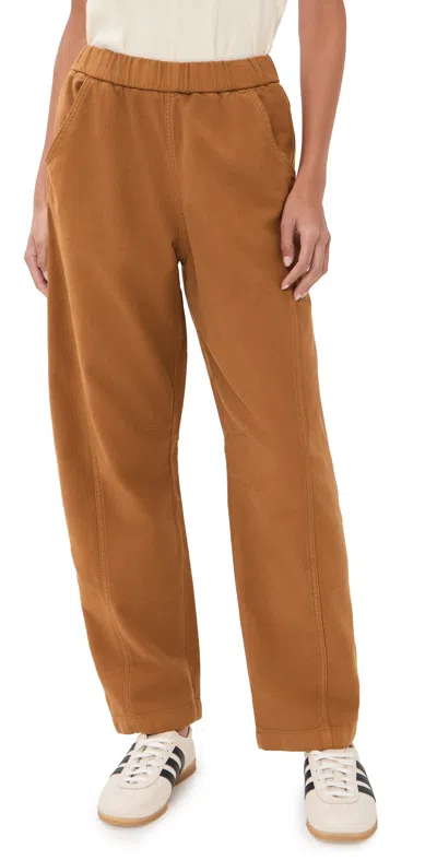 Marine Layer Jessie Barrel Pants Tobacco