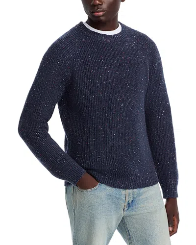 Marine Layer Joshua Crewneck Sweater In Navy