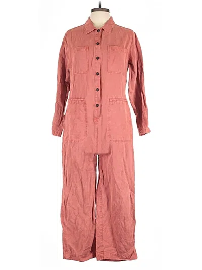 Pre-owned Marine Layer Jumpsuit In Red