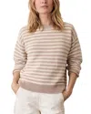 Marine Layer Juno Double Knit Long Sleeve Sweater In Multi