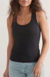 Marine Layer Lexi Ribbed Tank In Phantom