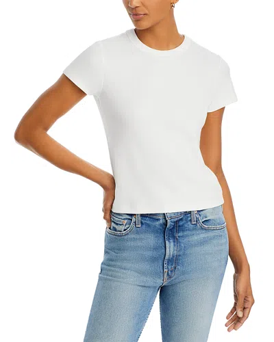 Marine Layer Lexi Ribbed Tee In White