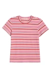 Marine Layer Lexi Stripe Rib T-shirt In Multi