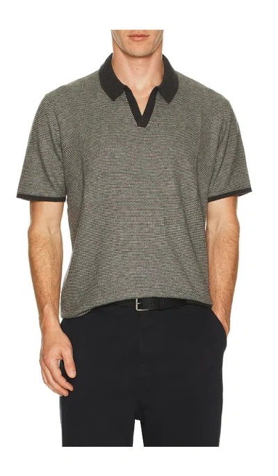 Marine Layer Liam Sweater Polo In Gray