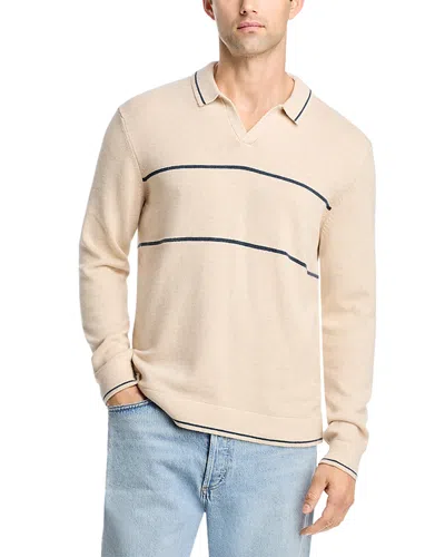 Marine Layer Liam Sweater Polo In Neutral
