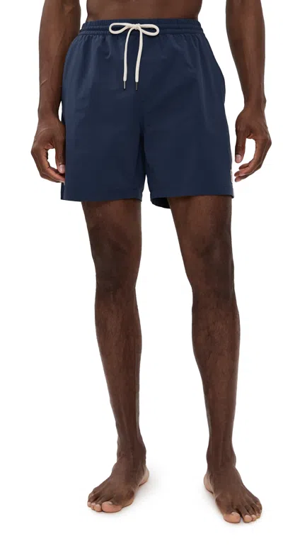 Marine Layer Lined Sport & Swim Short 6 Mood Indigo