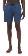 Marine Layer Lined Sport & Swim Shorts 6 Navy/blue Stripe In Navy/blue Stripe