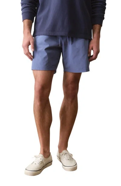 Marine Layer Lined Sport And Swim Shorts In Blue