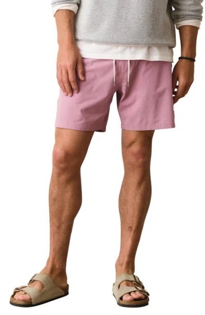 Marine Layer Lined Sport And Swim Shorts In Pink