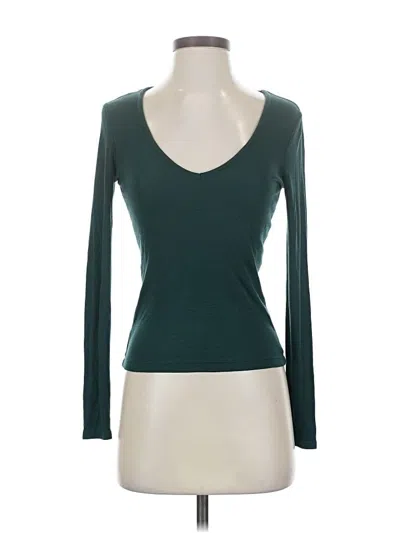 Pre-owned Marine Layer Long Sleeve T-shirt In Blue