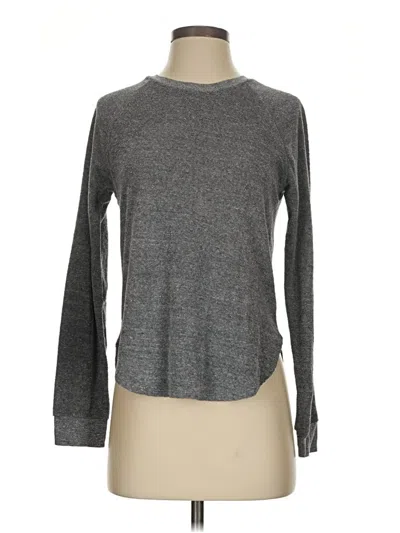 Pre-owned Marine Layer Long Sleeve Top Gray Turtleneck Tops