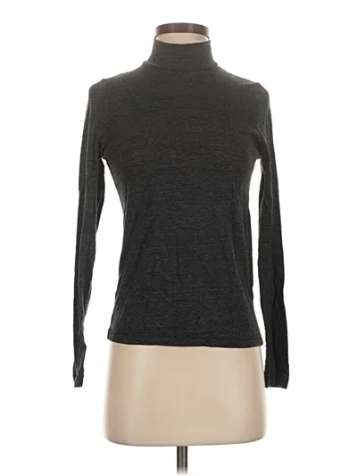 Pre-owned Marine Layer Long Sleeve Top Gray Turtleneck Tops