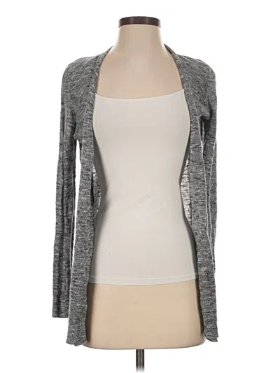 Pre-owned Marine Layer Long Sleeve Top Silver Scoop Neck Tops